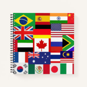 Wereldvlaggen Notitieboek