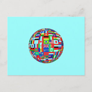 WERELDVLAKKEN BRIEFKAART