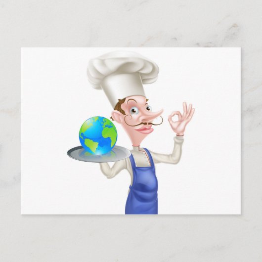 Wereldvoedselschef Briefkaart (Voorkant)