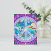 Wereldvrede Briefkaart (Staand voorkant)