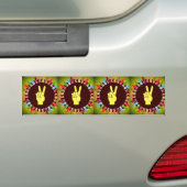 WERELDVREDE BUMPERSTICKER (Op auto)