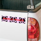 WERELDVREDE BUMPERSTICKER (Op Truck)
