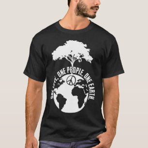 Wereldvrede en vrede, vrede, liefde en liefde t-shirt