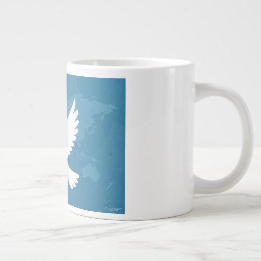 wereldvrede extra grote beker (Rechts)