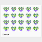 WERELDVREDE HART STICKER (Vel)