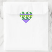 WERELDVREDE HART STICKER (Tas)