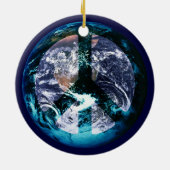 Wereldvrede Keramisch Ornament (Achterkant)