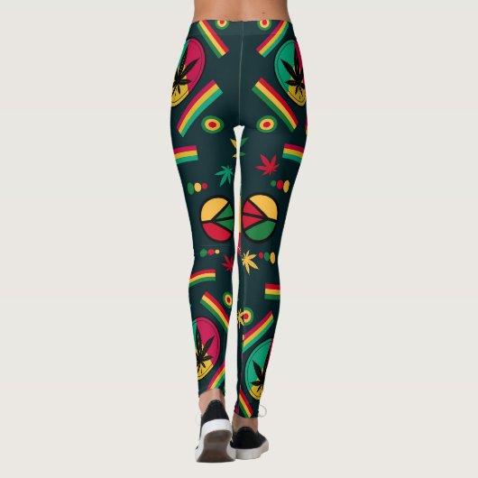 Wereldvrede Leggings (Achterkant)