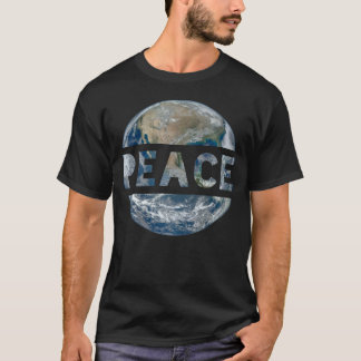 Wereldvrede op Aarde - beschaamde liefde voor de m T-shirt