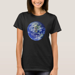 Wereldvrede op aarde Vredesliefdeseenheid Respect T-shirt