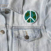 Wereldvrede Ronde Button 5,7 Cm (In situ)