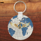 Wereldvrede Sleutelhanger (Voorkant)