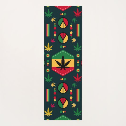 Wereldvrede Yogamat (Achterkant)