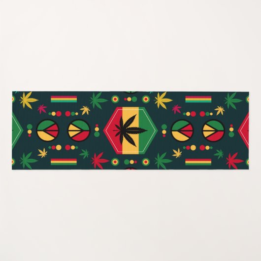 Wereldvrede Yogamat (Voorkant (horizontaal))