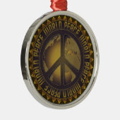 Wereldvredesorganisatie Metalen Ornament (Rechts)