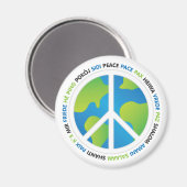 Wereldvredestaal Magneet (Voorkant / Achterkant)