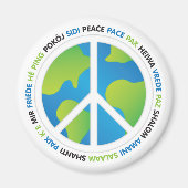 Wereldvredestaal Magneet (Voorkant)