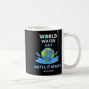 Wereldwaterdag 2026 Water en Gendergelijkheid Koffiemok
