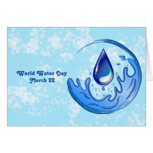 Wereldwaterdag Bespaar Water Red de Aarde