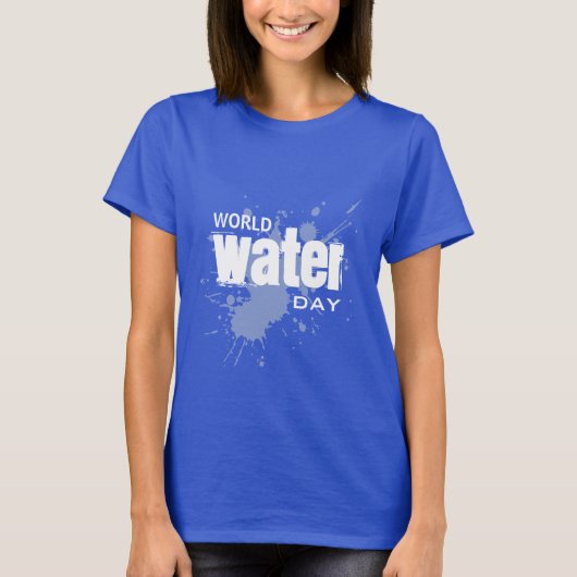 Wereldwaterdag T-shirt (Voorkant)