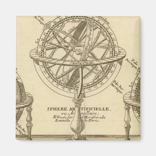 WereldWereldbol Magneet (Voorkant)