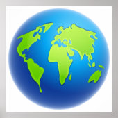 WereldWereldbol Poster (Voorkant)