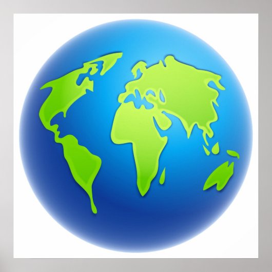 WereldWereldbol Poster (Voorkant)