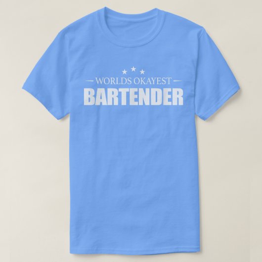 Wereldwerelden Okayest Bartender Bar Cocktail Mixe T-shirt (Design voorkant)