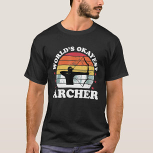 Wereldwerelden Okayest Bow Hunter Archery Hunter M T-shirt
