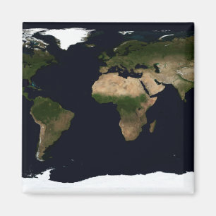 Wereldwijd afbeelding van de wereld magneet