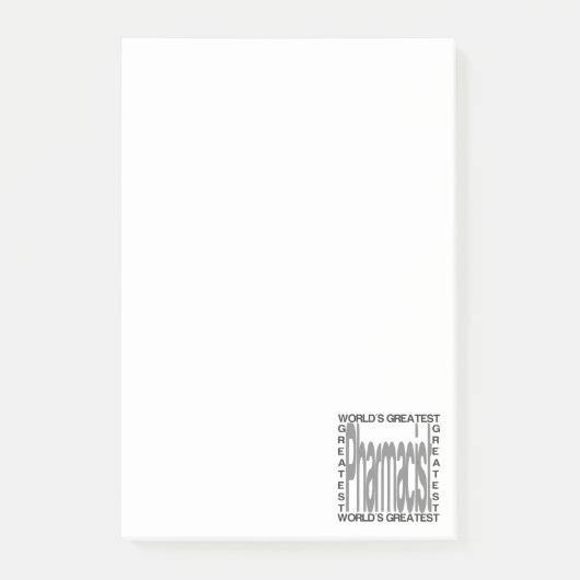 Wereldwijd apotheker post-it® notes (Voorkant)