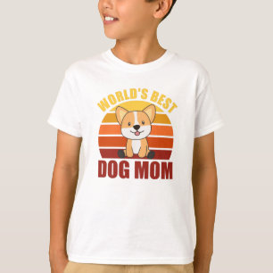 Wereldwijd beste hond - Dog Corgi Sunset T-shirt