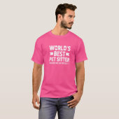 Wereldwijd beste huisdier-huisdier-tandprop t-shirt (Voorkant volledig)