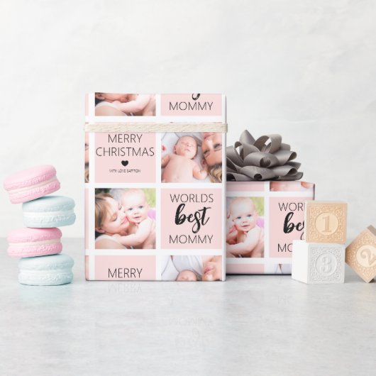Wereldwijd beste mammie 2 fotopapier cadeaupapier (Baby Shower)