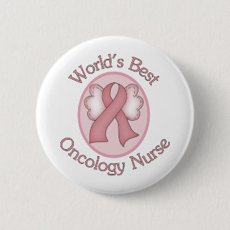Wereldwijd beste oncologische verpleegkunde ronde button 5,7 cm