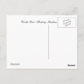 Wereldwijd Briefkaart voor blozen (Achterkant)