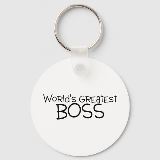 Wereldwijd de grootste baas sleutelhanger (Voorkant)