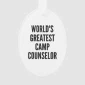 Wereldwijd de grootste Camp Counselor Ornament (achterkant)