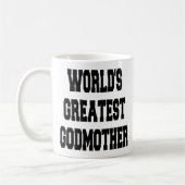 Wereldwijd de grootste godmoeder koffiemok (Links)