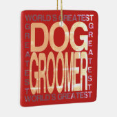 Wereldwijd de grootste hondenfokker keramisch ornament (Rechts)