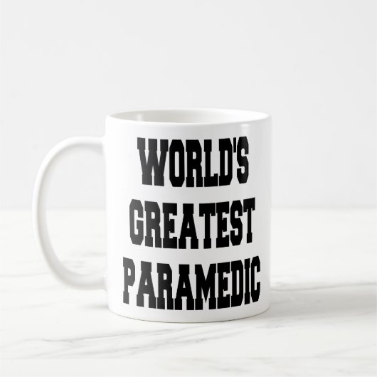 Wereldwijd de grootste paramedische wereld koffiemok (Links)