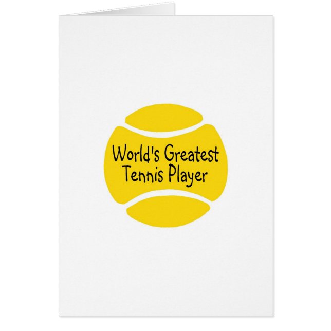 Wereldwijd de grootste Tennis Player (Voorkant)