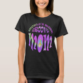 Wereldwijd de meest groovy mam pasta t-shirt (Voorkant)