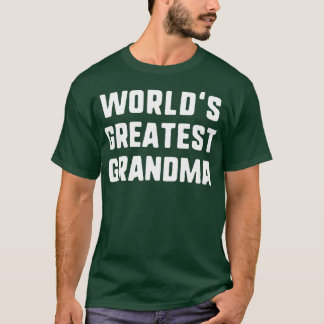 Wereldwijd grootmoeder Funny Gift Moederdag T-shirt