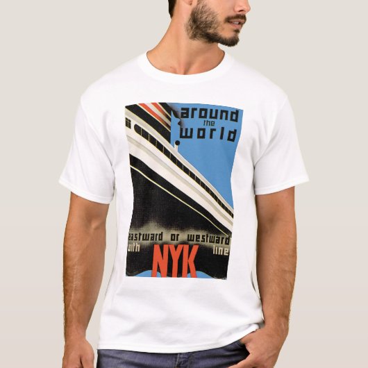 Wereldwijd met NYK T-shirt (Voorkant)