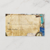 , wereldwijd vervormde reisplaatskaarten plaatskaartje (Achterkant)