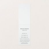 Wereldwijd Visitekaartje reisagent (Binnenkant ongevouwen)