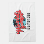 Wereldwijde Bartender Theedoek (Verticaal)