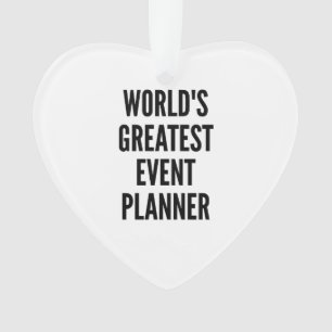 Wereldwijde belangrijkste gebeurtenissenplanner ornament