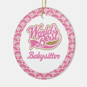 Wereldwijde beste babysitter Gift Ornament (Links)